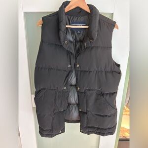 Lands' End Women's Black Quilted Vest